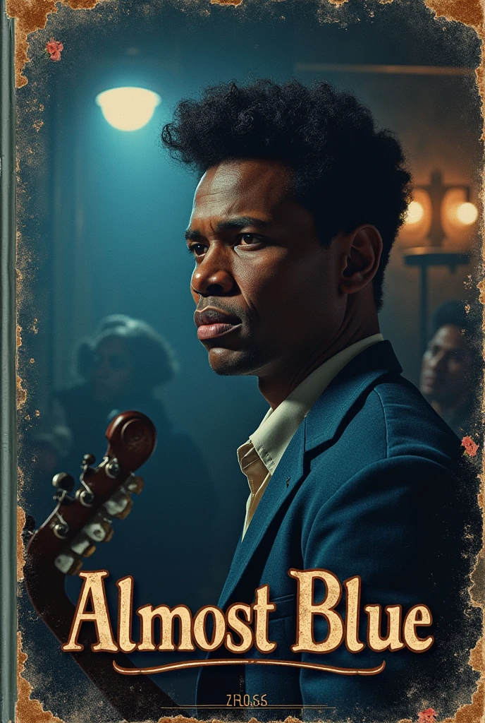 Create a notebook cover that reflects Chuck Berry's song Almost Blue