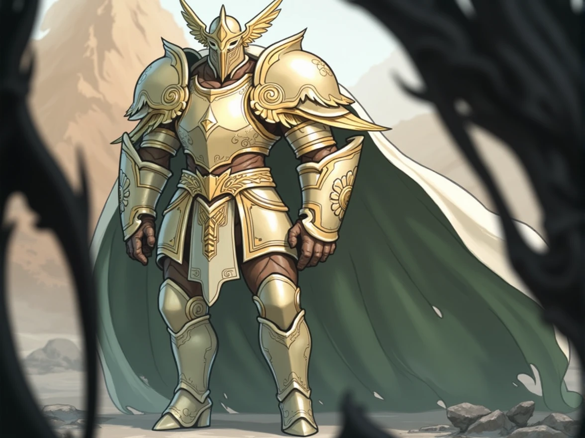 make the male wear heavy armor
