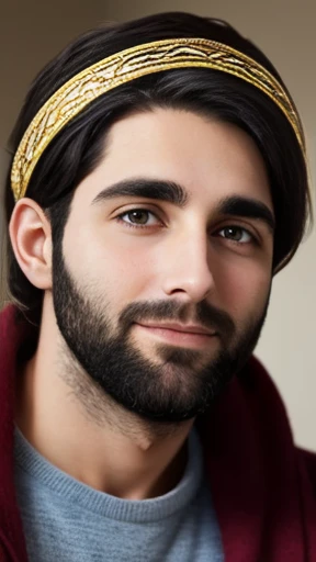  A 30 year old biblical Jewish man perfect focus on the face 