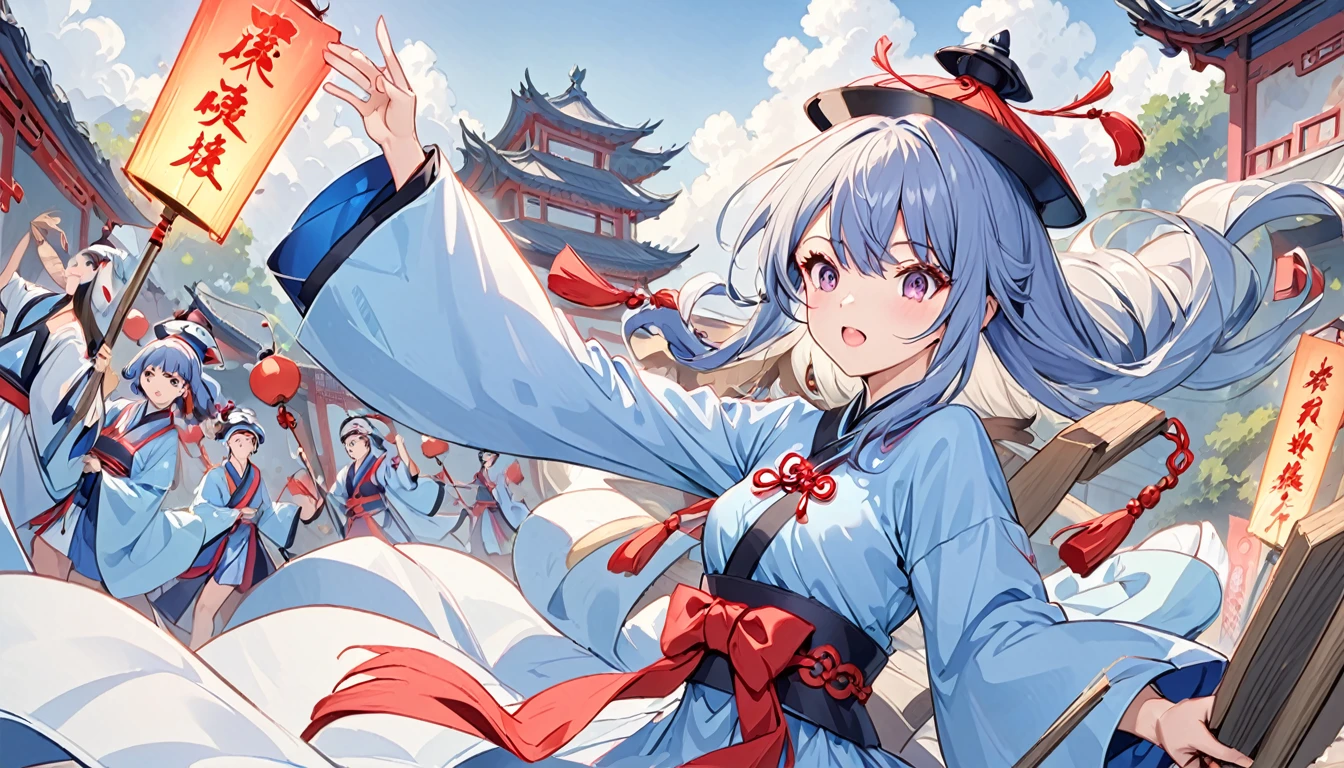 Beautiful Girl Spirit Taoist,Exterminating Jiangshi