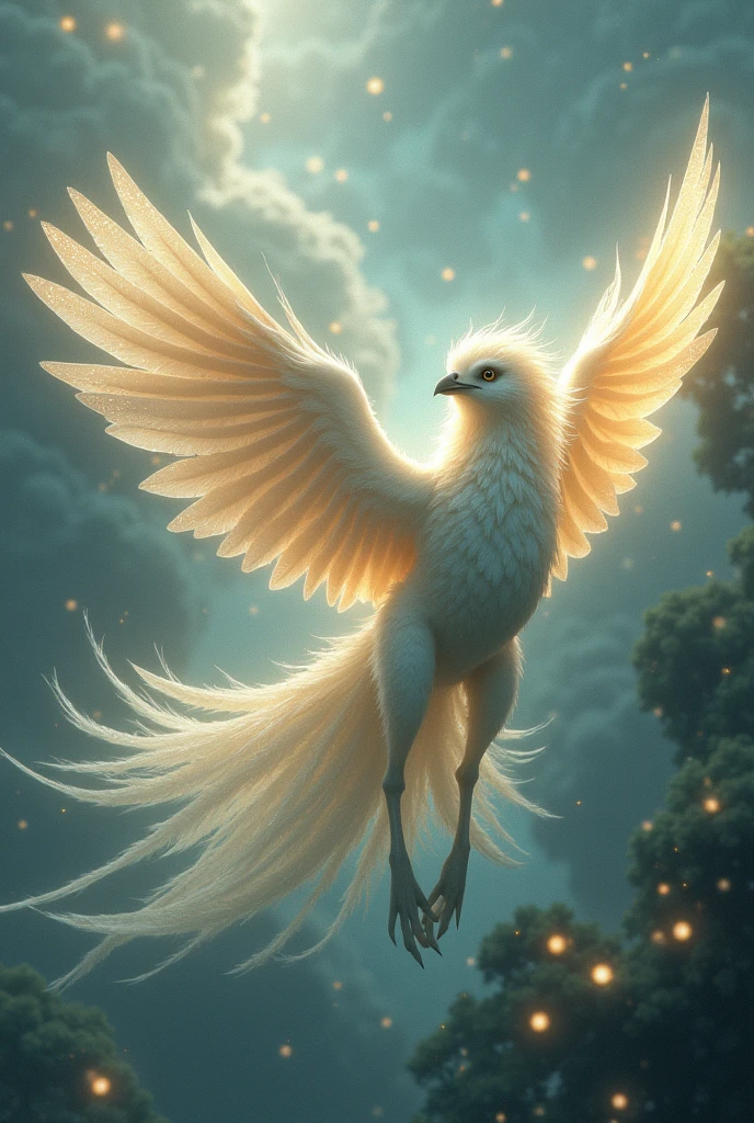 Luminaries: Winged creatures with shimmering feathers that emanate a soft, comforting light. They are known for their healing abilities and the wisdom they share with those seeking guidance..
