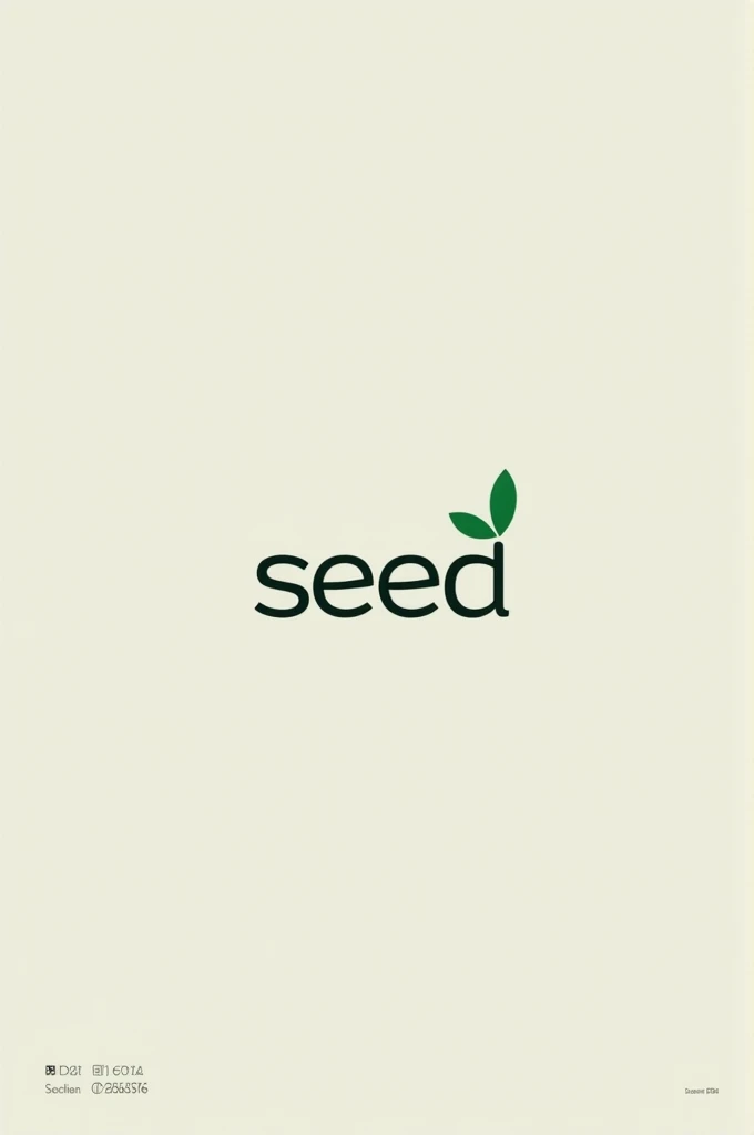 A logo with the name seed