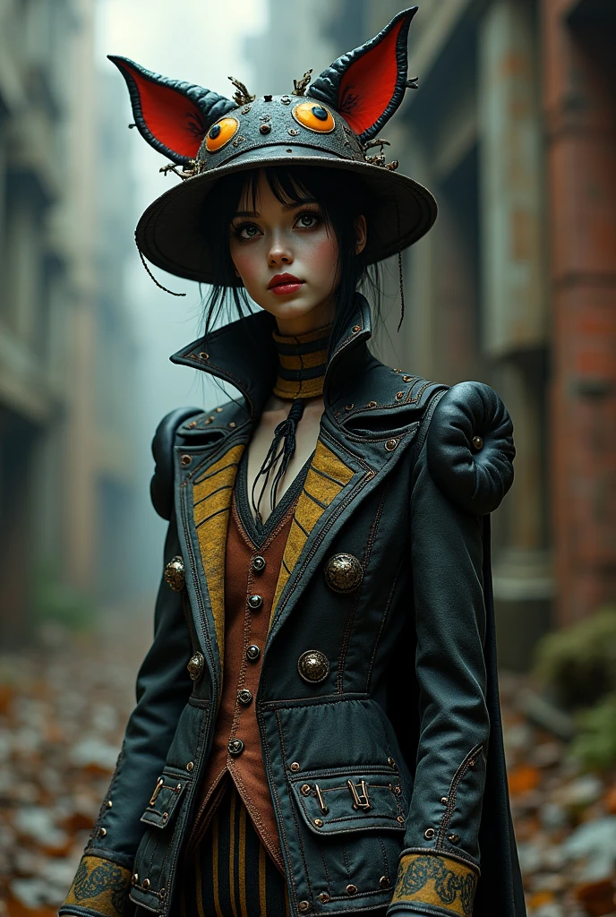 A clothing design that doesn't exist with a Tim Burton theme