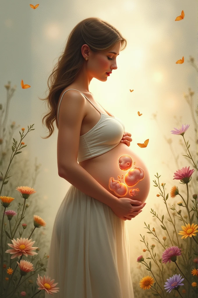 Create a picture about pregnancy from week 1 to week 10