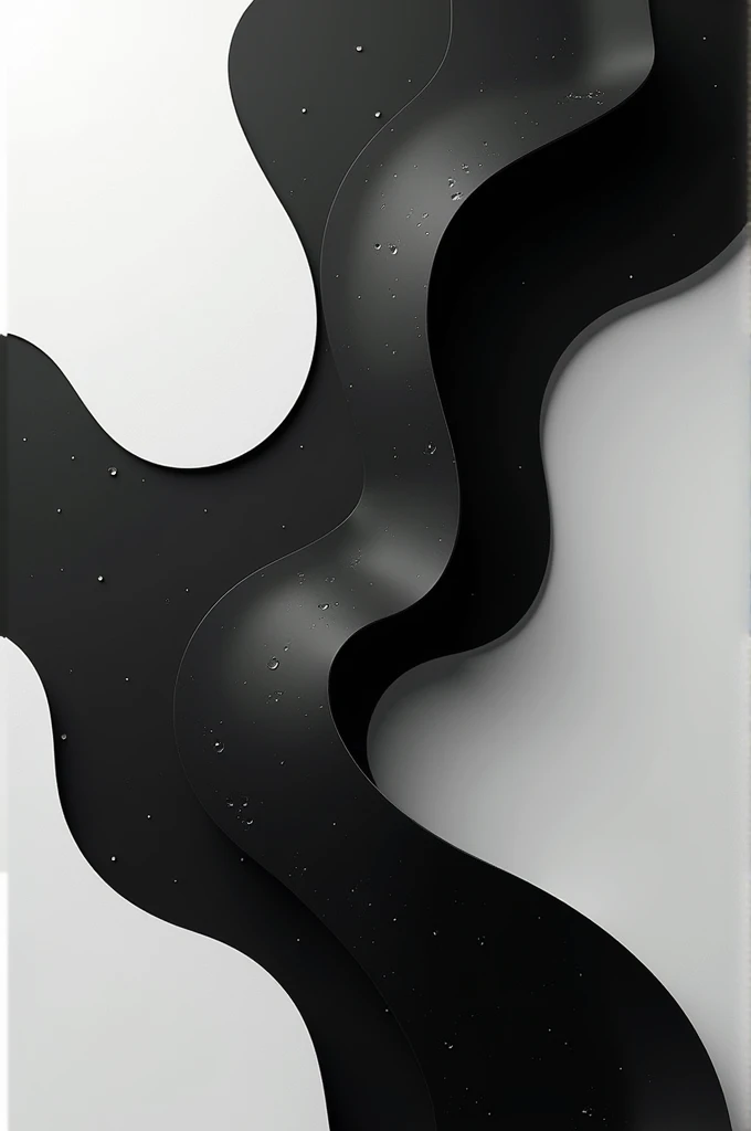 Create a wallpaper using only black and white colors without using objects or places