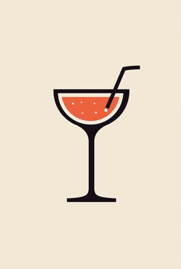 create a logo for a minimalist bar
