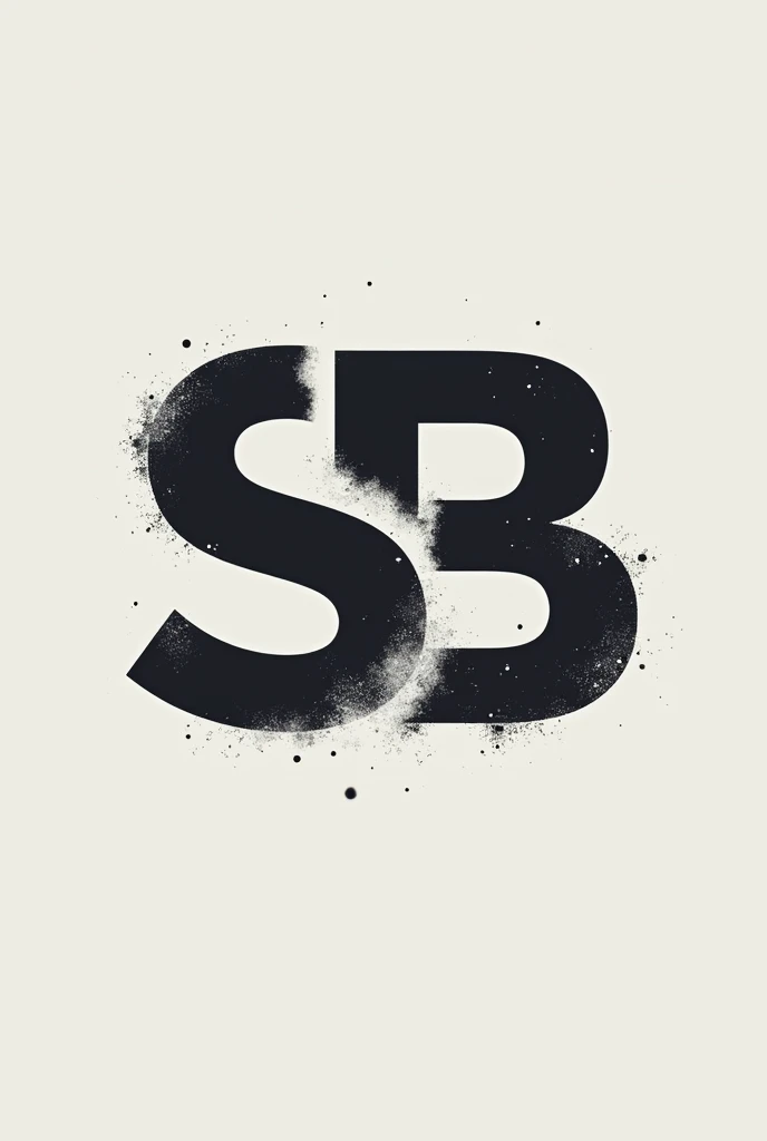 Create a logo with the following letters "SB" outlet style 
