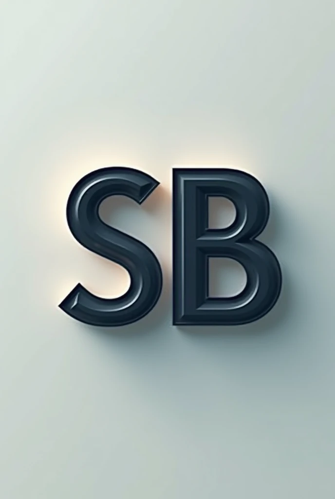 Create a logo with the following letters "SB" outlet style 