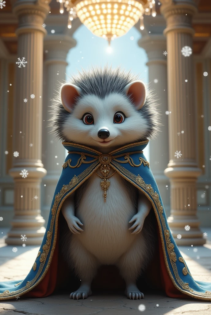 Nutcracker silver the hedgehog with cape