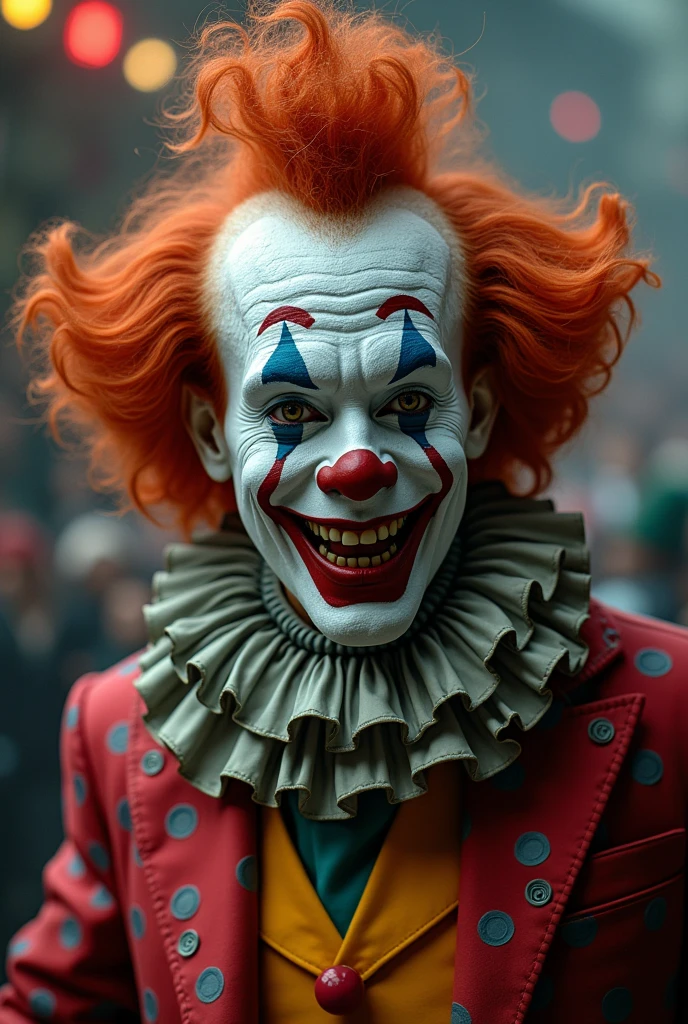 Funland, circus troupe, clowns, Joker acts, best quality, artwork, very aesthetic, perfect composition, intricate details, Ultra-detailed