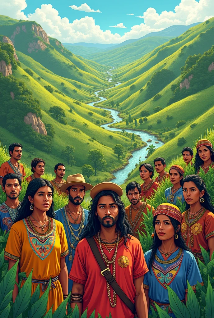 place:** *Chaco*.
- **event:** Revaluation and recovery of lands, as a result of agrarian redistribution, which benefited peasants and indigenous people. Let it be animated drawings