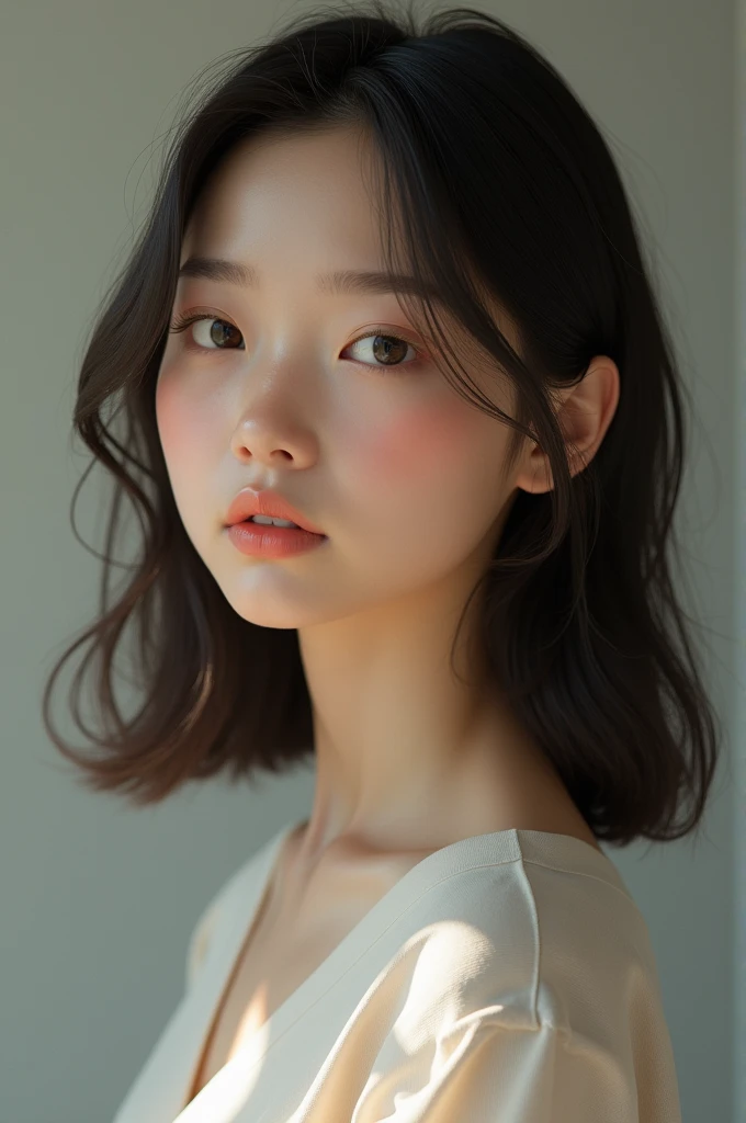 Generate me a realistic 15 year old girl
