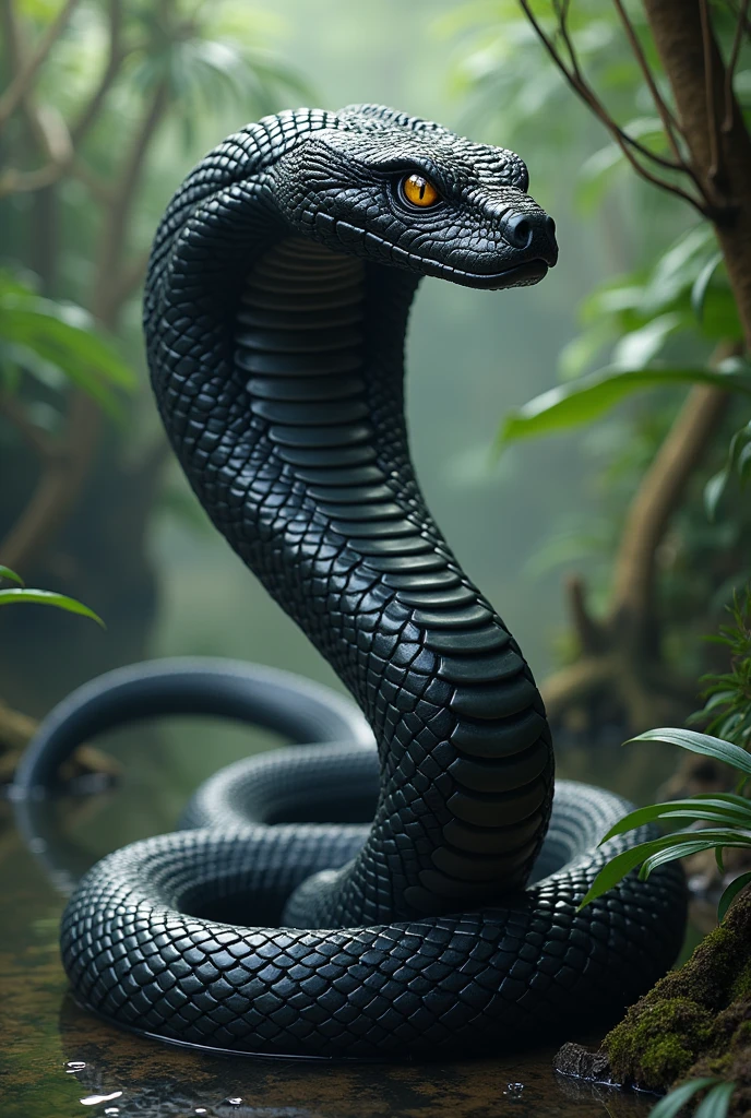 Black royal cobra
