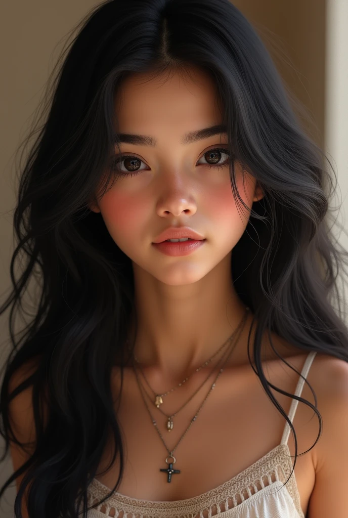 Generate me a realistic 15 year old girl from Chile