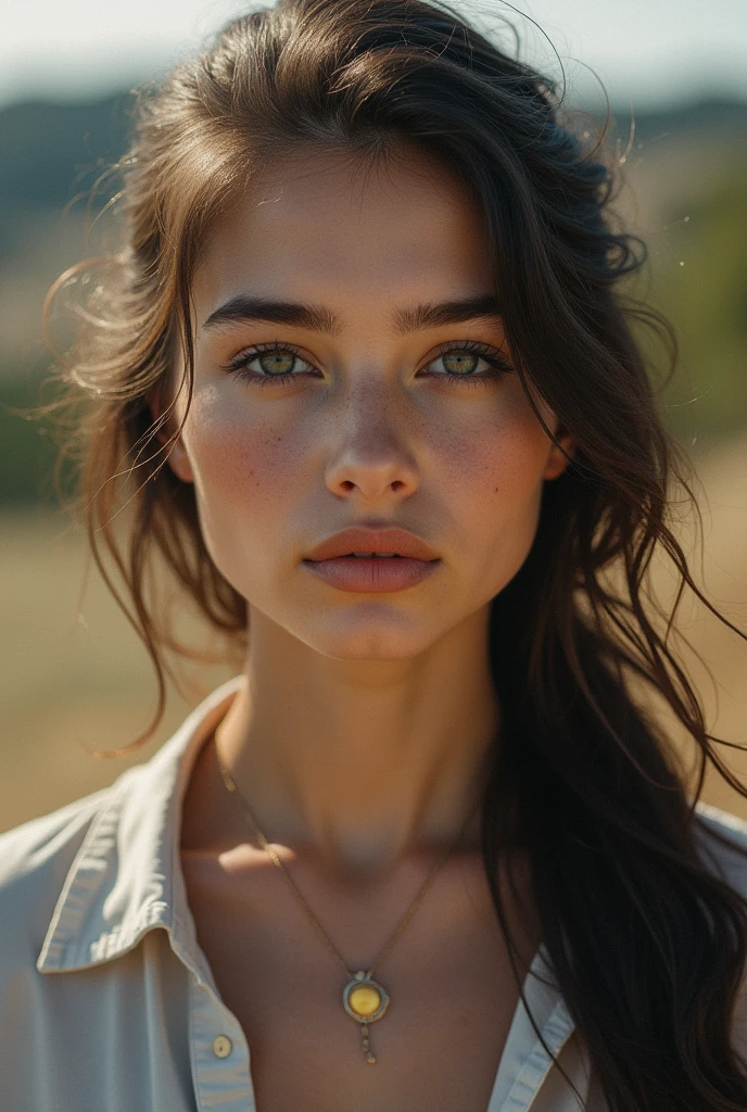 (photorealism:1.2), young woman, realistic, facing a world full of new challenges, goes beyond borders, going out of her comfort zone,