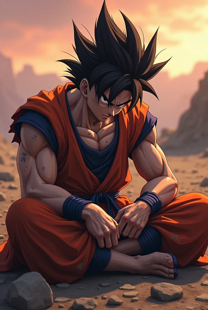 Goku tired