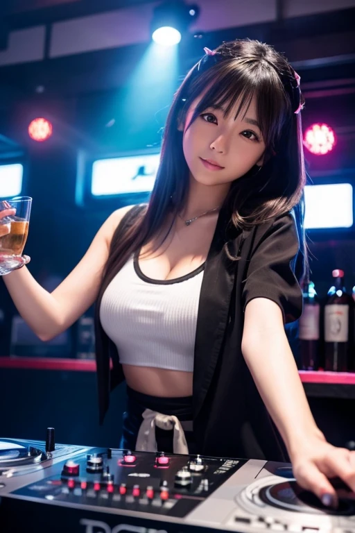 japanese girl,DJ,club