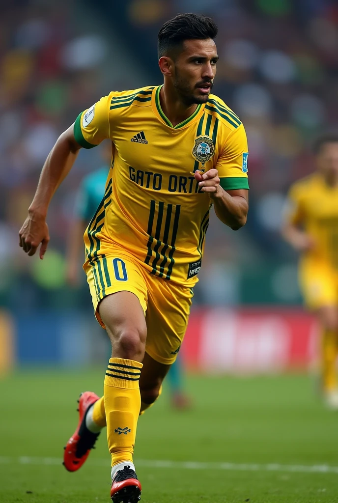 Club America shirt with number 10 and name Gato Ortiz