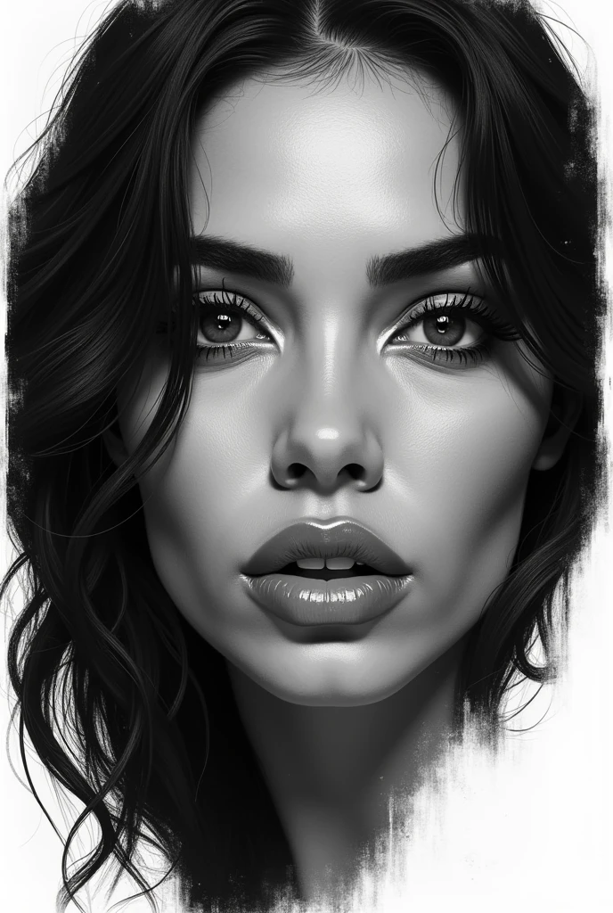 Create Realistic Black and White Chicana Face Decal