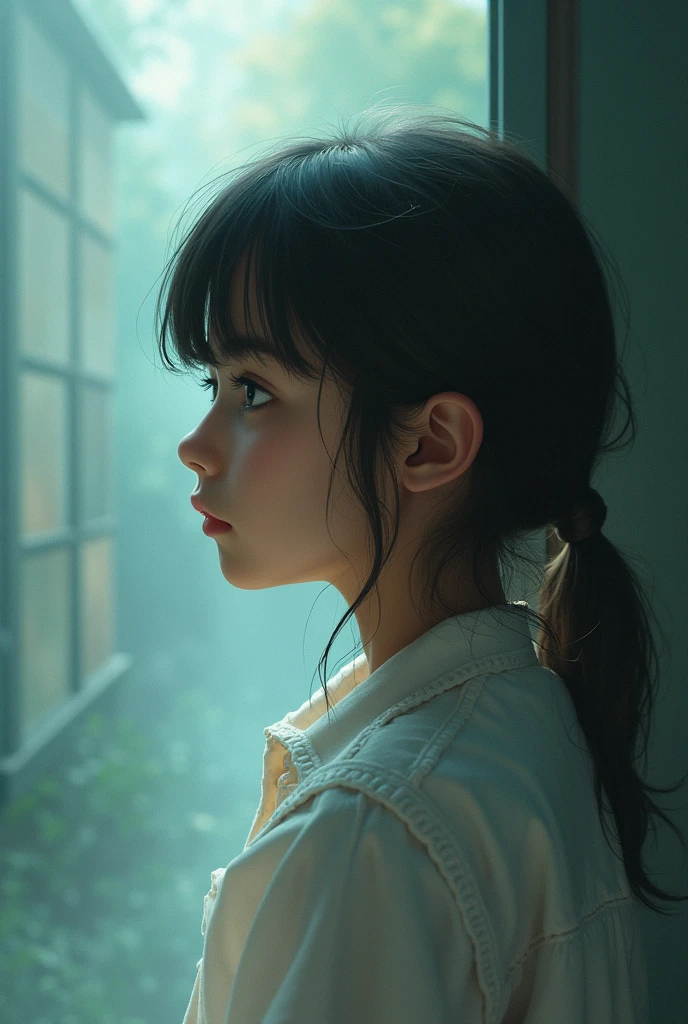 A girl with an invisible father