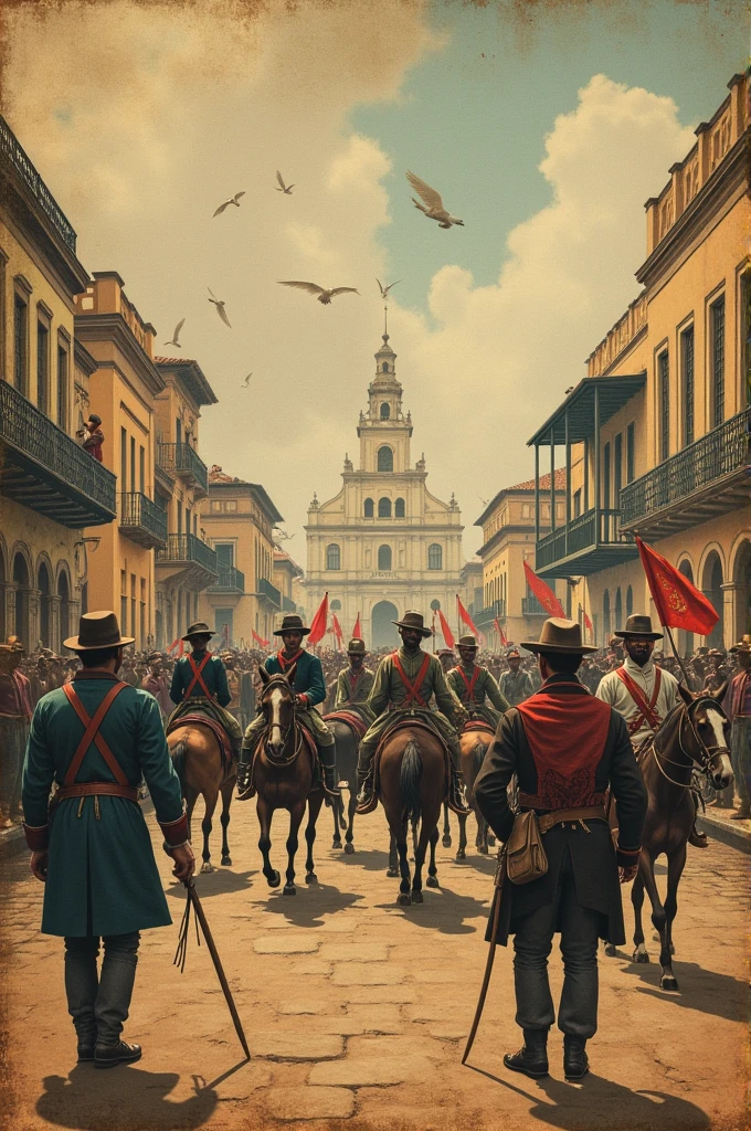 old-looking image of the sabinada in bahia