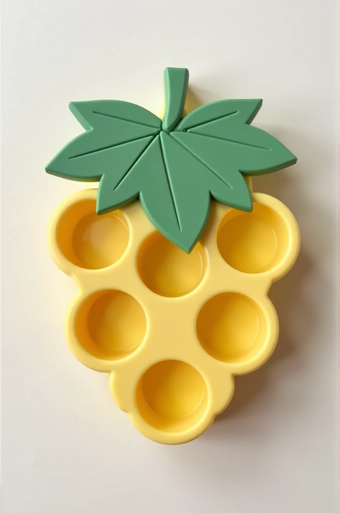 a mold to make a grape-shaped box for children 2D