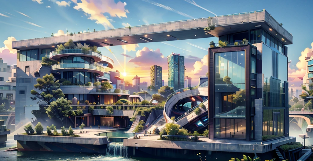 (Best quality,4K,8K,A high resolution,Masterpiece:1.2),Ultra-detailed,(Realistic,Photorealistic,photo-realistic:1.37),Futuristic floating city,Futuristic technology,Huge urban high-tech tablet platform,Airship,Floating in the sky,Futuristic city,Small airships around,High-tech hemispherical platform,Colorful lights,Advanced architecture,modernn architecture,skyscrapper,Access the cloud,Scenic beauty,view over city,Impressive design,Blend seamlessly with nature,energetic and vibrant atmosphere,Futuristic transportation system,Parking is suspended,Transparent path,Lush greenery,Sky gardens,cascading waterfalls,Magnificent skyline,reflections on the water,Sparkling river,Architectural innovation,futuristic skyscrapers,Transparent dome,The shape of the building is unusual,Elevated walkway,Impressive skyline,Glowing lights,Futuristic technology,Minimalist design,Scenic spots,Panoramic view,Cloud Piercing Tower,Vibrant colors,epic sunrise,epic sunset,Dazzling light display,magical ambiance,The future city,Urban Utopia,LuxuryLifestyle,Innovative energy,sustainable development,Smart city technology,Advanced infrastructure,Tranquil atmosphere,Nature and technology live in harmony,Awesome cityscape,Unprecedented urban planning,Architecture connects seamlessly with nature,High-tech metropolis,A cutting-edge engineering marvel,The future of urban living,Visionary architectural concept,Energy-efficient buildings,Harmony with the environment,A city floating above the clouds,Utopian dreams become reality,The possibilities are endless,State-of-the-art transportation network,Green energy integration,Innovative materials,Impressive holographic display,Advanced communication system,Breathtaking aerial view,Quiet and peaceful environment,Modernist aesthetics,Ethereal beauty,(flying dragon:1.3)