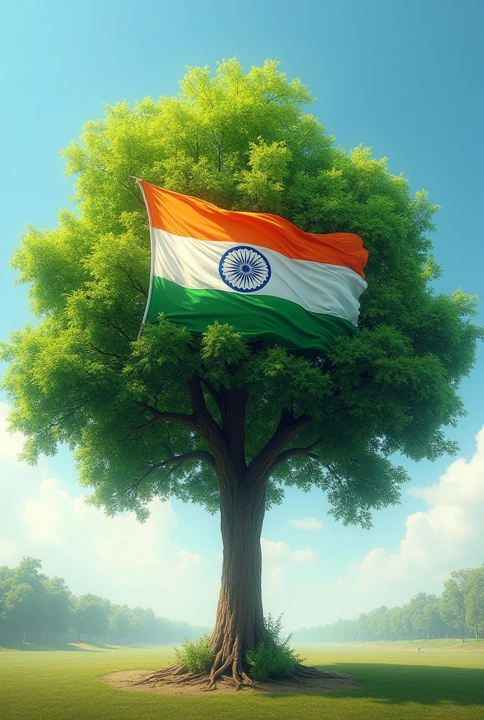 15august tree ko tiranga