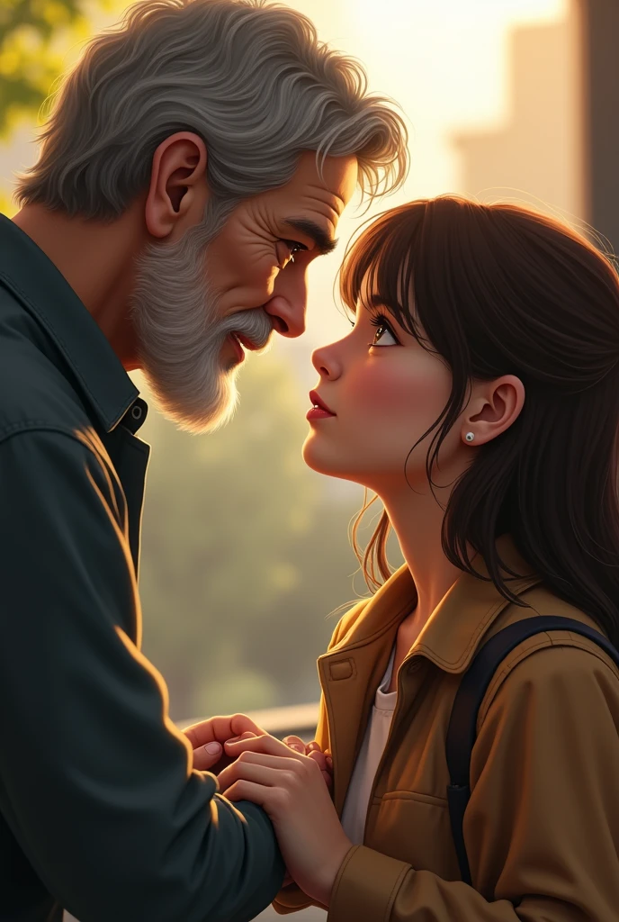 A teenager and the father she hasn&#39;t met yet 




