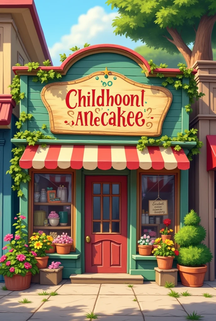 Create a storefront with a childhood-tasting name.
Remembering that in childhood we had simple things