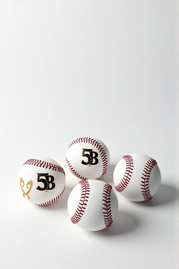Five baseball with the 5b logo
