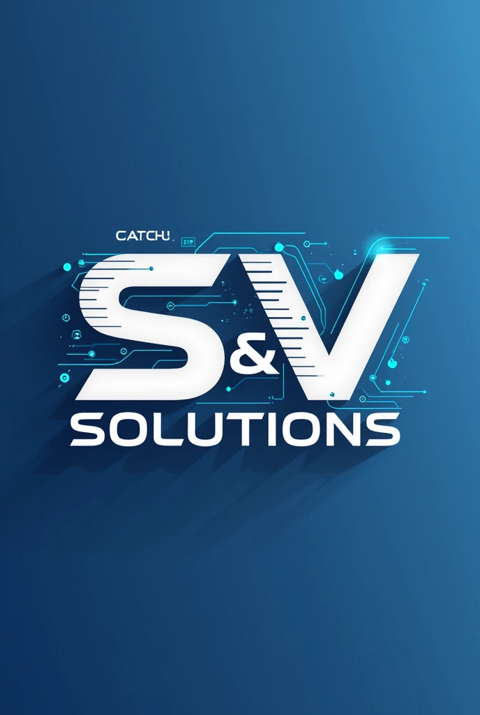 My company logo S & V Solutions Company of intelligent solutions for electrical and hydraulic installations, solar panel cleaning welds, electrical panel assembly, 
