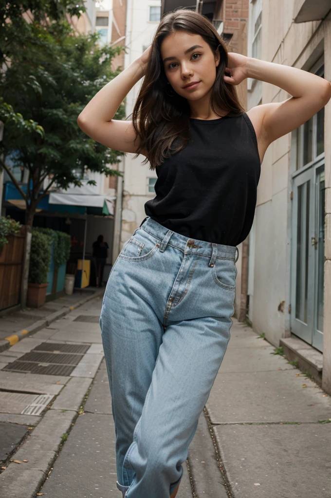 1 girl, random pose, random background