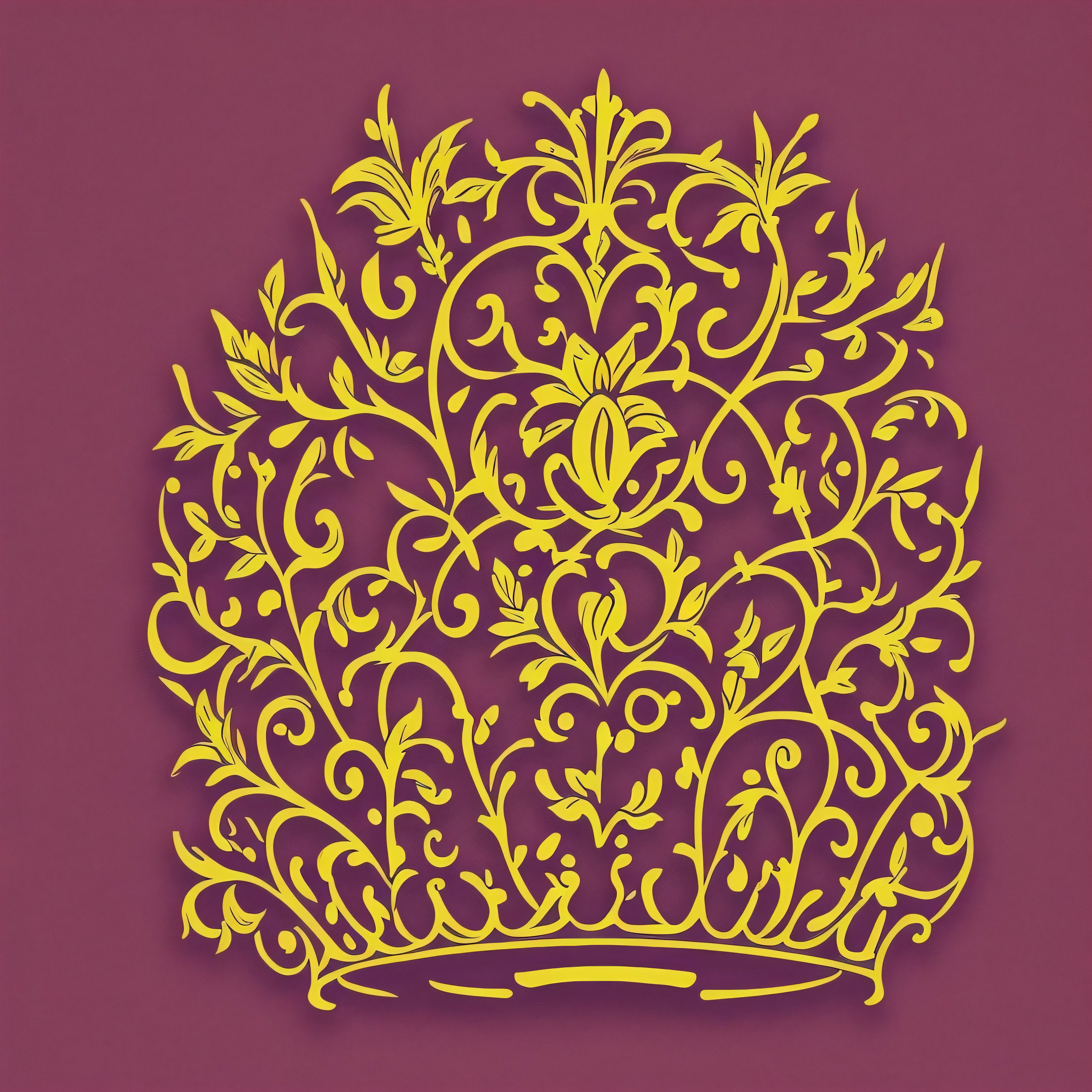 Hand-drawn style crown logo. Noticeable but subtle background. Clear and recognizable for use as a YouTube channel avatar. Artistic and unique feel.