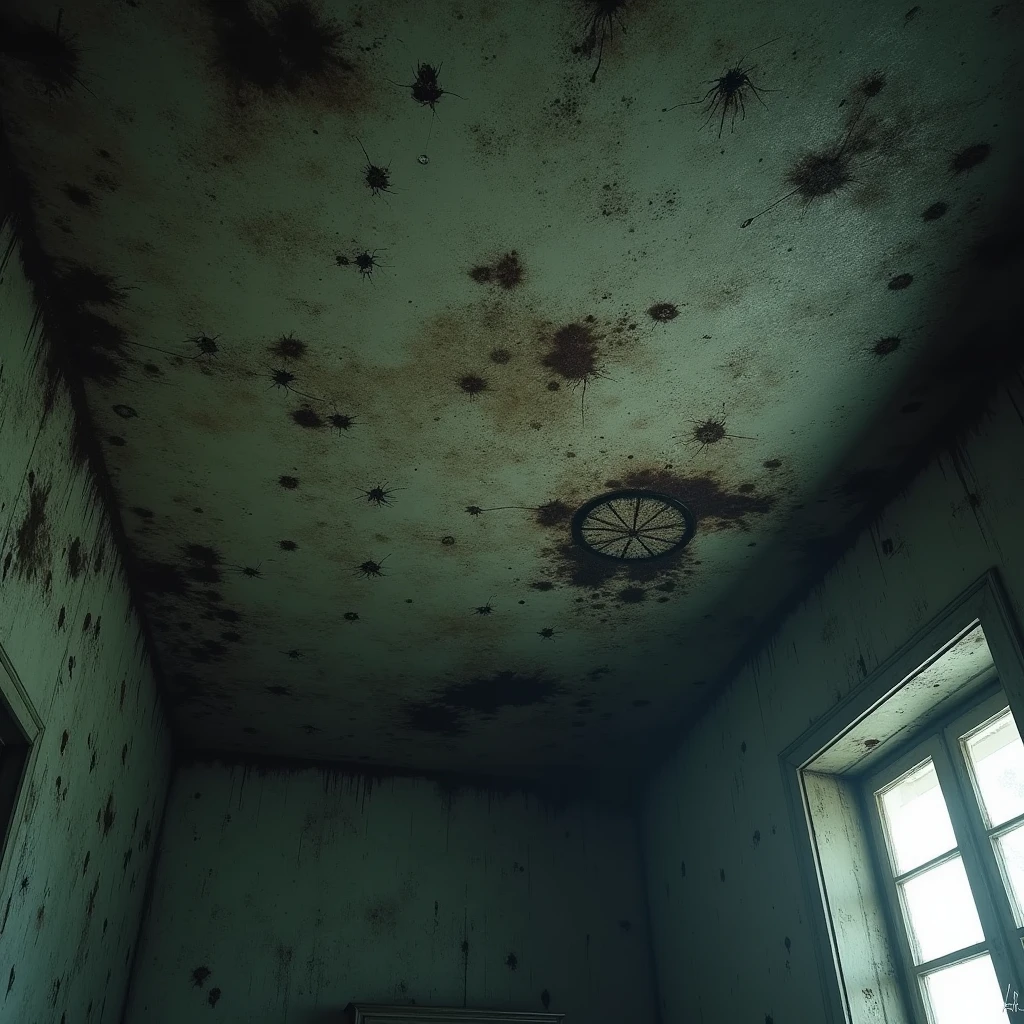 Celling texture of a Scary dirty house