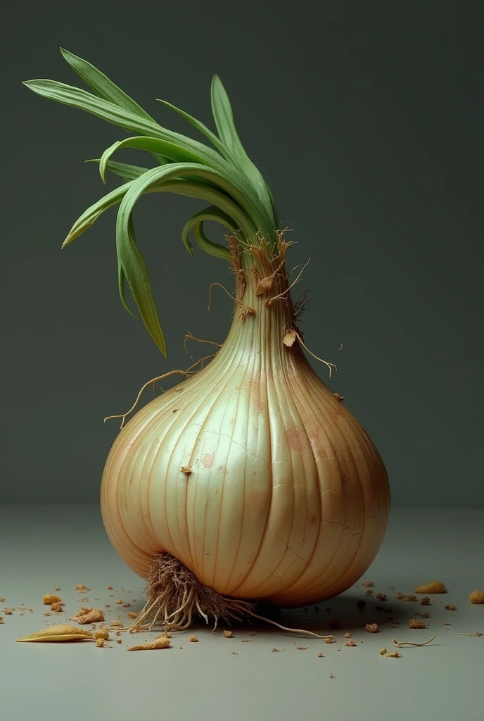 Sad wilted onion