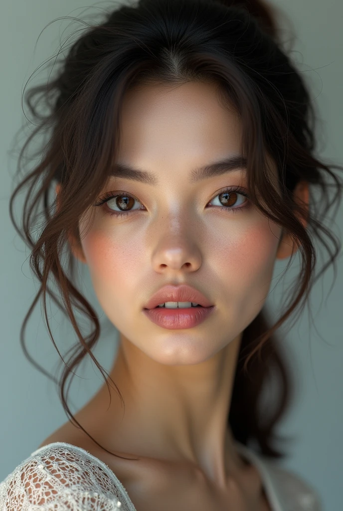 ok generates an image of the face of a woman between 25 and 30 years old , with unique easy traits that are extremely difficult to generate with AI and no AI has generated and no AI can generate. that is extremely realistic dark-eyed,4k data most powerful result of all AI.