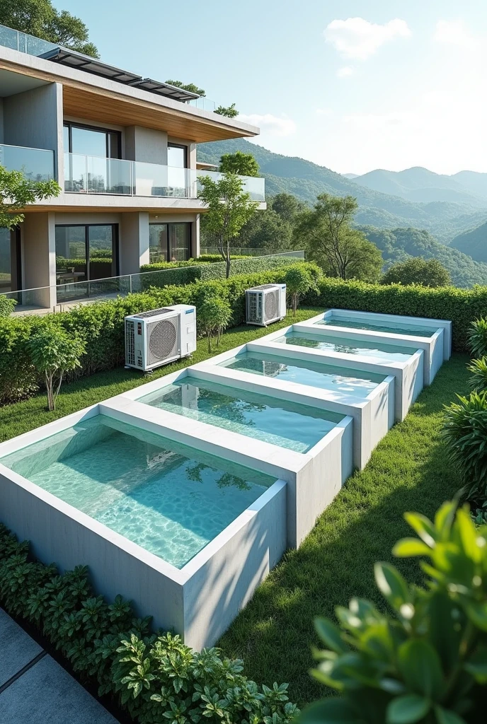 Rainwater collection and air conditioning 