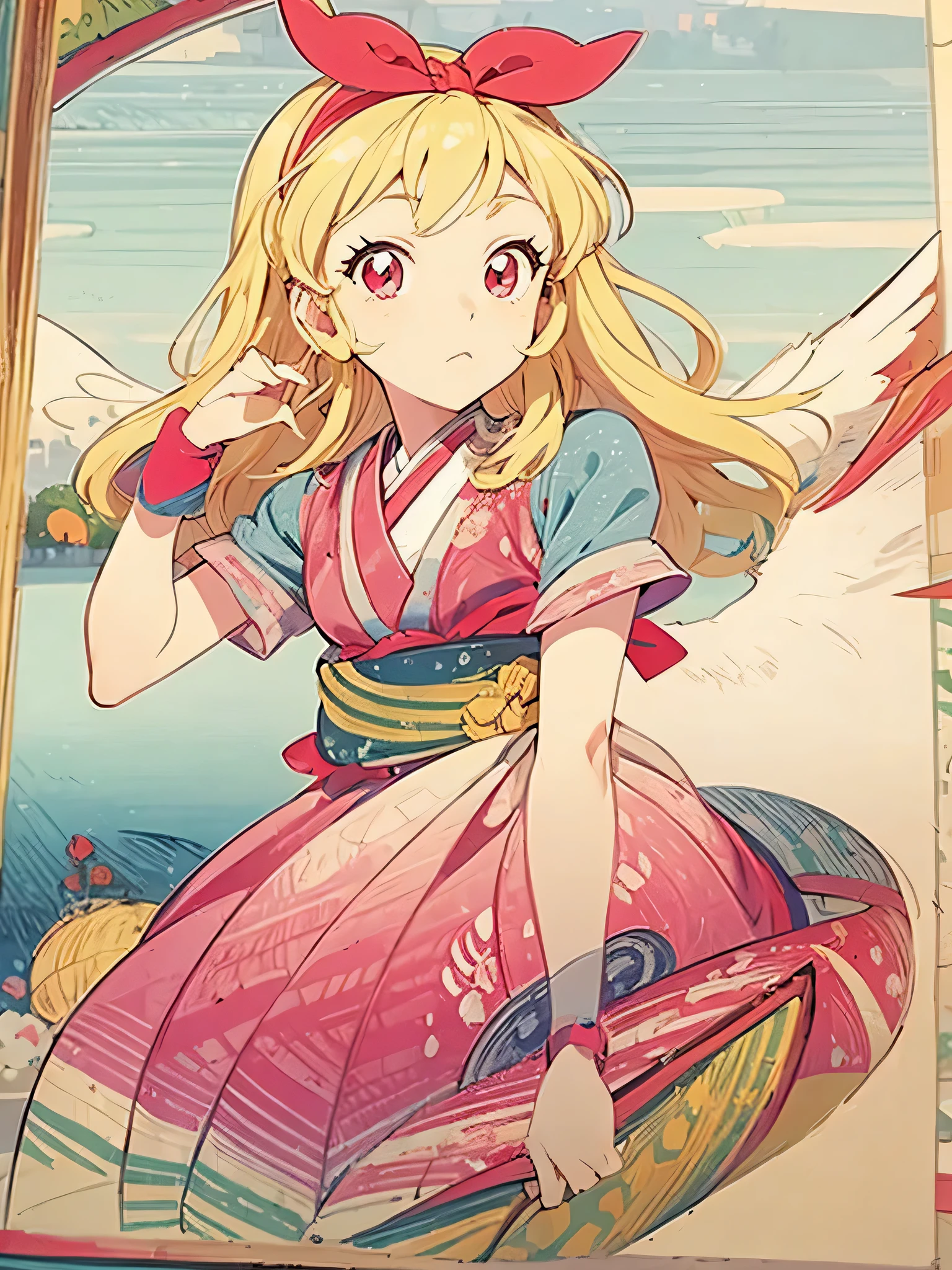 (red ribbon on hairband:1.2),(8K, best quality, muste piece:1.2)、ultra high resolution,1 very cute girl,hosimiya ichigo,ultra-detailed face, detailed eyes,RED eyes,masterpiece, best quality,1girl, , Full body shot, weapon, chain, very long hair, looking at viewer,(kbxll:0.5), Japanese Shrines, fantasy, bodysuit,city, energy ball, razer, lightning bolt, skirt, zettai ryouiki, Petrifying Demon Eye, dust-effect,Grain effect,Neon-light-effect, moon,tentacles,
artoria pendragon \(fate\), armor, dress, suit, excalibur \(fate/stay night\),
fighting stance, dinamic angle, sparks,shirt lift,battle,A grand city in the year 2100, wide shot, hyper realistic, Nausicaa Ghibl,