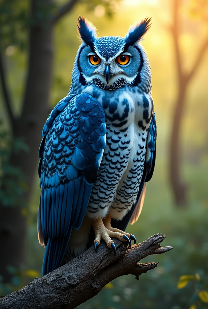 Blue owl photo for interclass