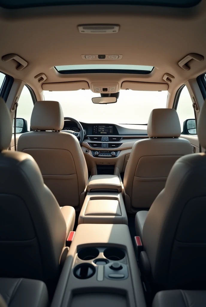 Inside a Honda Odyssey. No people.