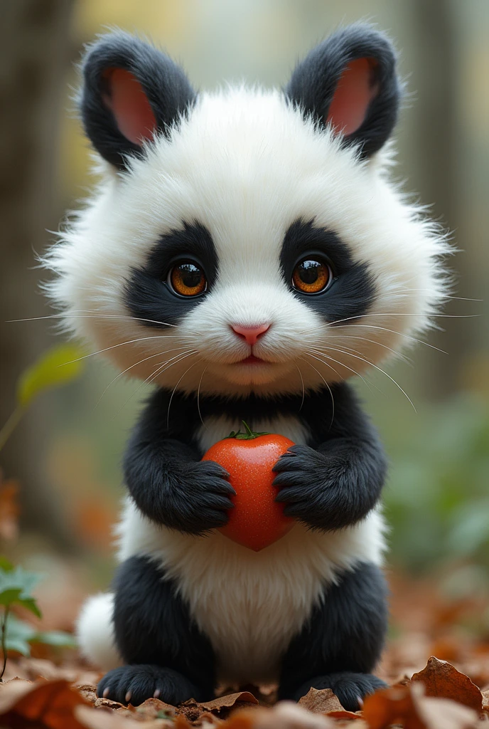 Make a fusion between a rabbit and a panda