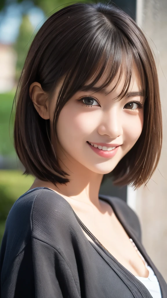 8k,Highest quality,(masterpiece:1.2),(Realistic),(Realistic:1.37),Ultra-high resolution,One College Girl,In town,smile,Beautiful Eyes,(((Cute casual clothes))),Perfect body,Perfect Fingers,Professional Lighting,gravure,Detailed face and skin texture,fine grain,RAW Photos