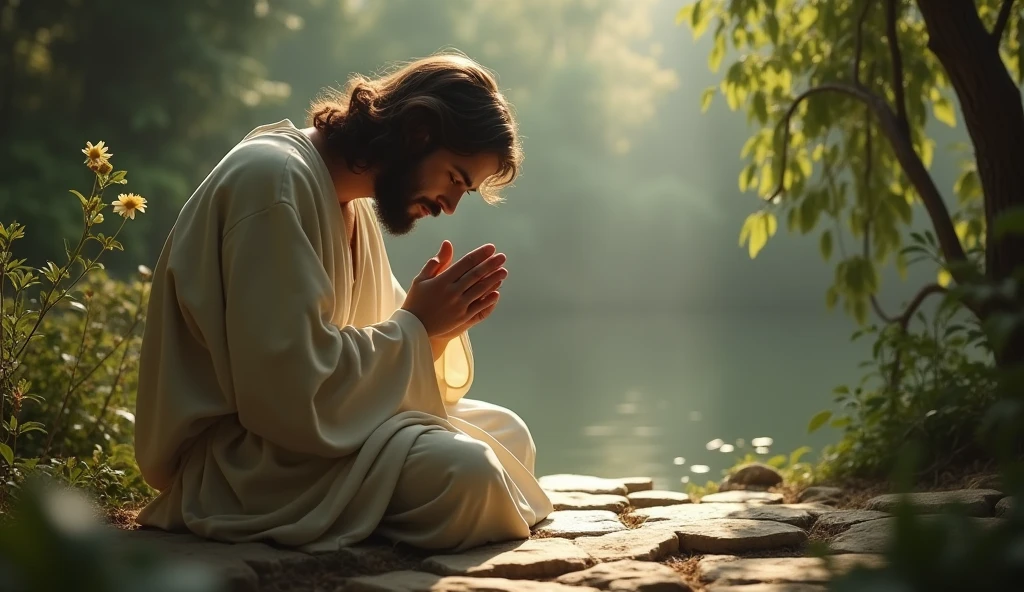 jesus praying