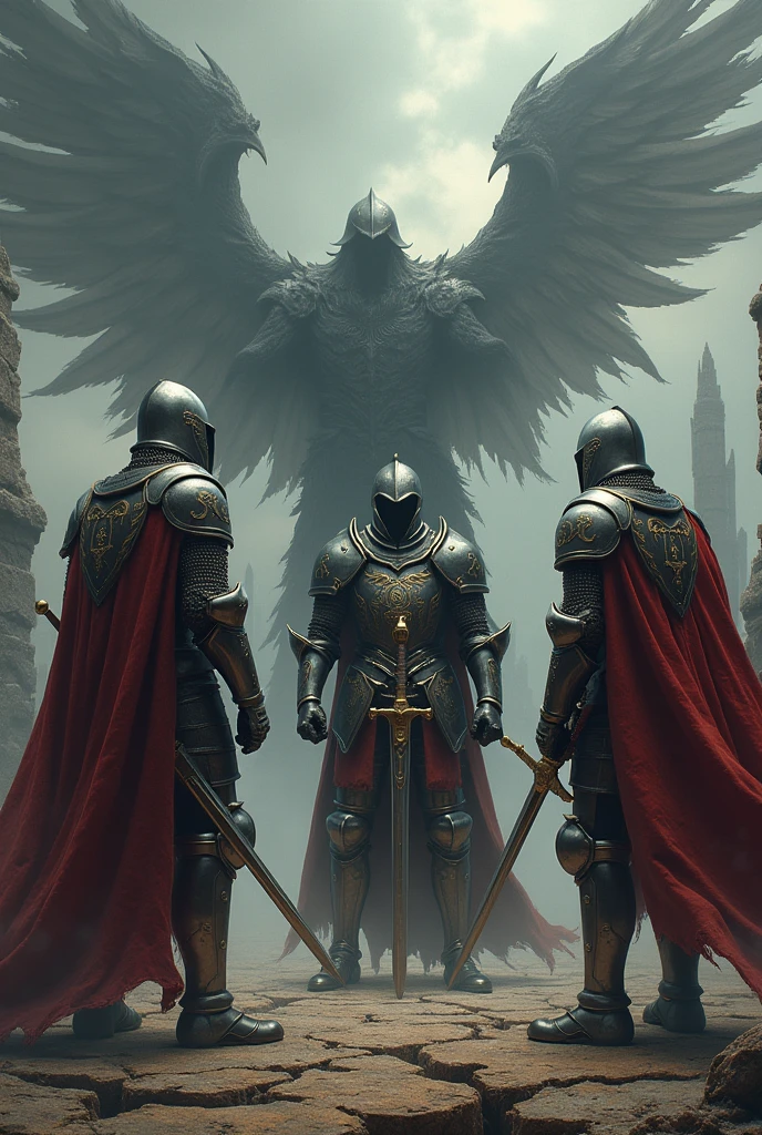 3 Medieval Knights Make a Pact with a Death God