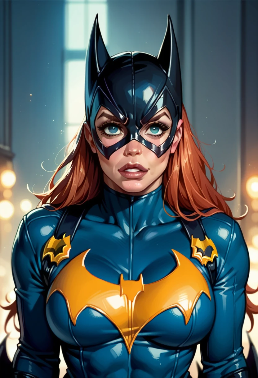 Big breasted Batgirl