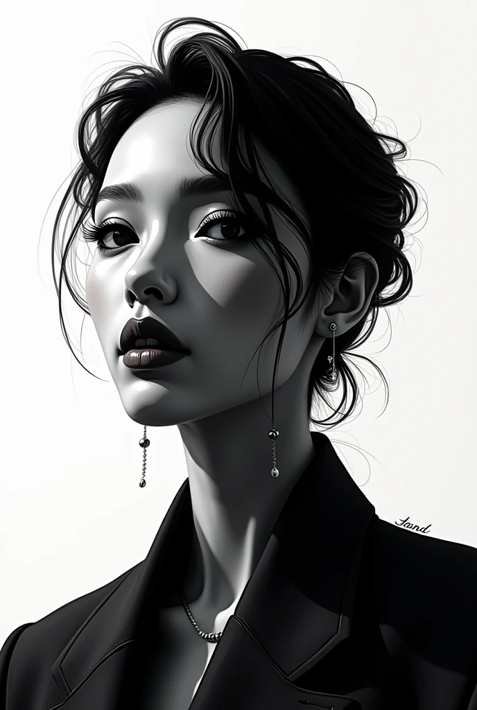 profile picture that is related to my Twitch channel, My Twitch channel is Misly_way with the combination of white, black and lead colors  