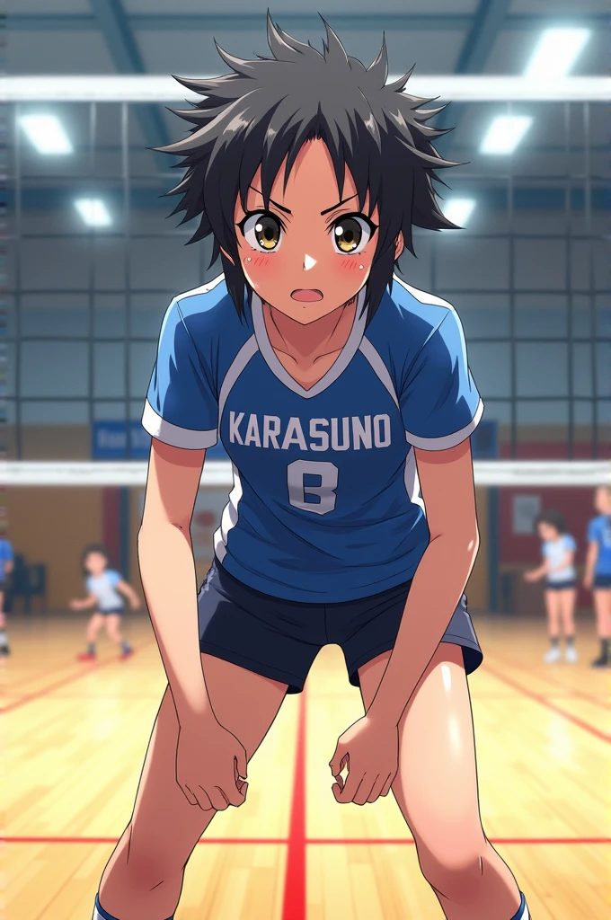 A girl from Karasuno