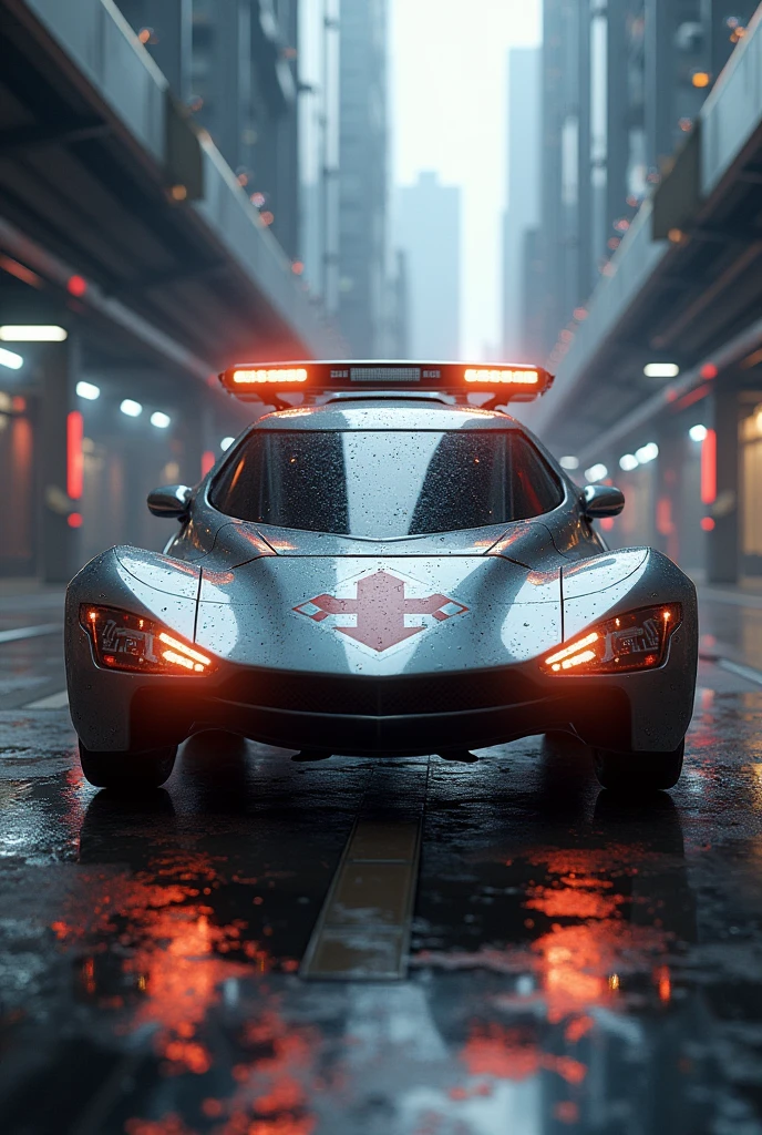ambulance with SMEERP emblem.