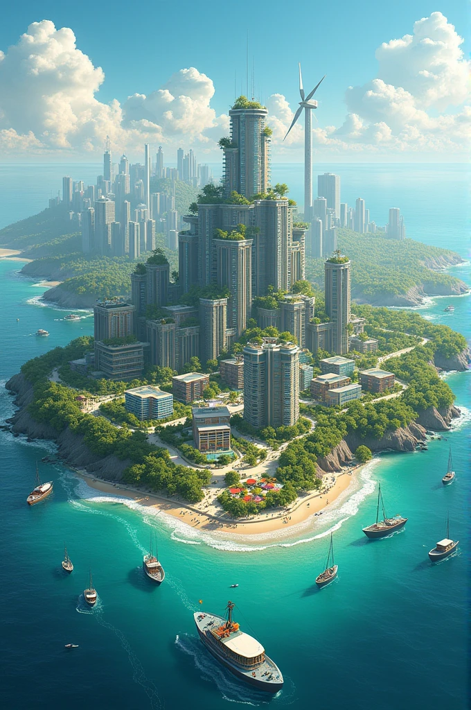 The journey began with a series of community assemblies, where ideas and proposals were shared openly. Engineers, scientists, artists and ordinary residents have combined their knowledge and creativity to bring an ambitious project to life. The city would be self-sustainable, using renewable energy from the sun, of the wind and the waves of the sea.